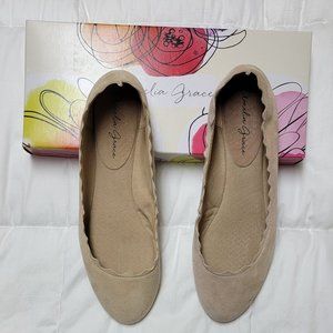 #22 - Amelia Grace suede flats